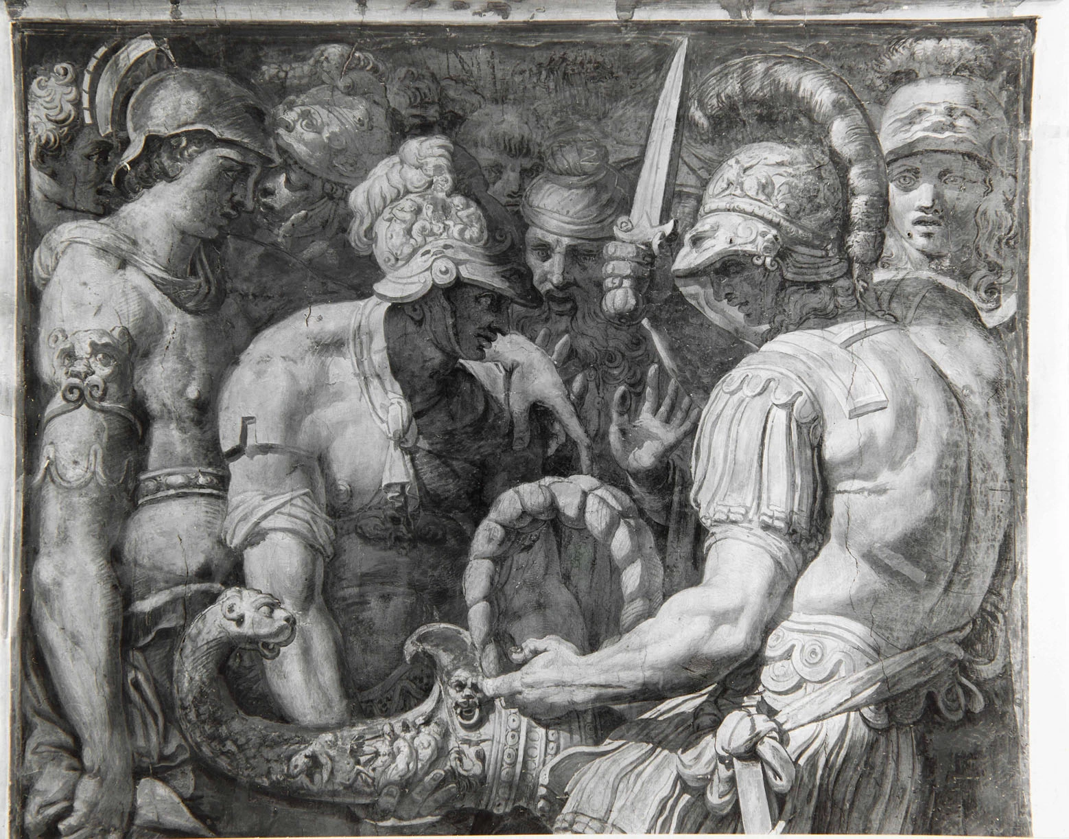 Perin del Vaga - 131, Alessandro Magno taglia il nodo gordiano, Castel Sant'Angelo, Roma